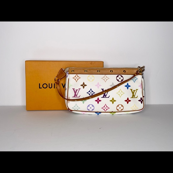 ❌❌SOLD❌❌ Louis Vuitton multi colour pochette. - Picture 1 of 9